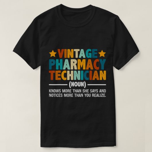  apotheker Funny Pharmacist Tech T-shirt (Design voorkant)
