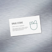 apotheker | geneeskunde magnetisch visitekaartje (Voorbeeld)