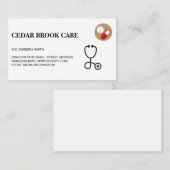 apotheker | Geneesmiddelpillen | geneesheer Visitekaartje (Voorkant / Achterkant)