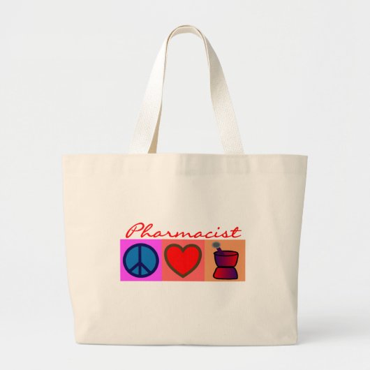 apotheker Gifts Grote Tote Bag (Voorkant)