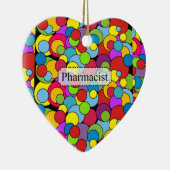 apotheker Gifts Whimsical Bubbles Keramisch Ornament (Rechts)