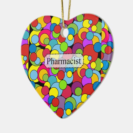 apotheker Gifts Whimsical Bubbles Keramisch Ornament (Links)