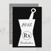 Apotheker Graduation Party Uitnodigingen #38 (Voorkant / Achterkant)