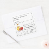 Apotheker Granaatappel geïnfundeerd honing Label (Envelop)