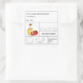 Apotheker Granaatappel geïnfundeerd honing Label (Tas)