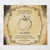 Apotheker Halloween appelcider Bier Etiket (Enkel label)