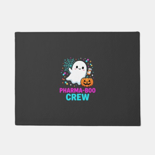 Apotheker Halloween Pharma-Boo Crew Spookontwerp_ Deurmat (Voorkant)