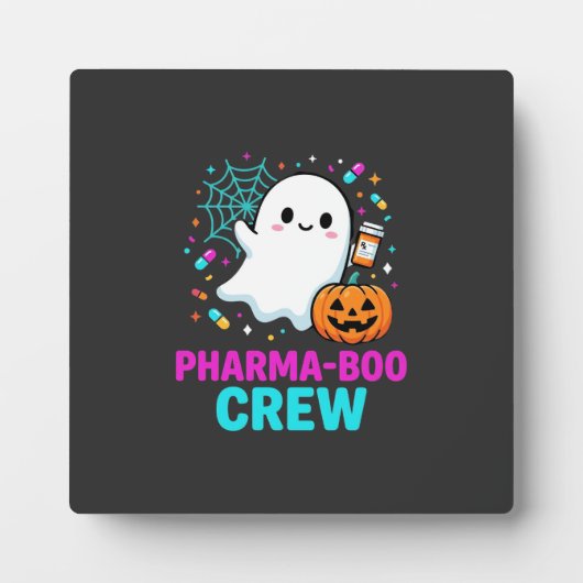Apotheker Halloween Pharma-Boo Crew Spookontwerp_ Fotoplaat (Voorkant)