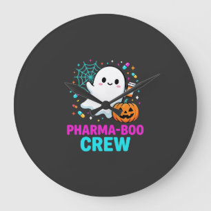 Apotheker Halloween Pharma-Boo Crew Spookontwerp_ Grote Klok