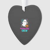 Apotheker Halloween Pharma-Boo Crew Spookontwerp_ Ornament (voorkant)