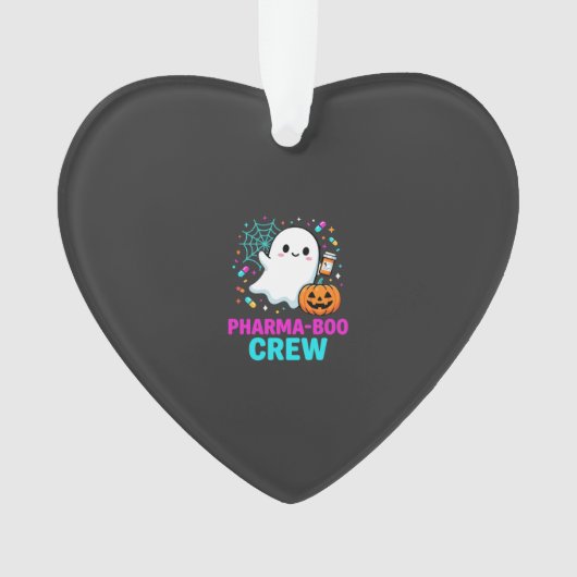Apotheker Halloween Pharma-Boo Crew Spookontwerp_ Ornament (voorkant)