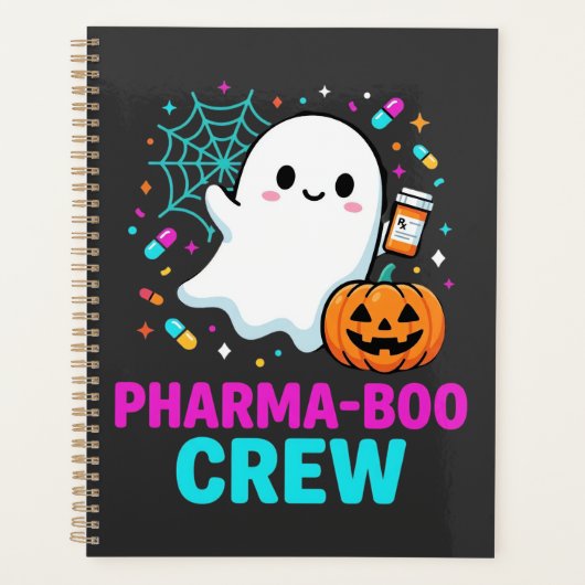 Apotheker Halloween Pharma-Boo Crew Spookontwerp_ Planner (Voorkant)
