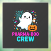 Apotheker Halloween Pharma-Boo Crew Spookontwerp_ Raamsticker (Vel 3)