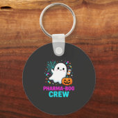Apotheker Halloween Pharma-Boo Crew Spookontwerp_ Sleutelhanger (Voorkant)