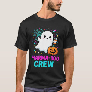 Apotheker Halloween Pharma-Boo Crew Spookontwerp_ T-shirt