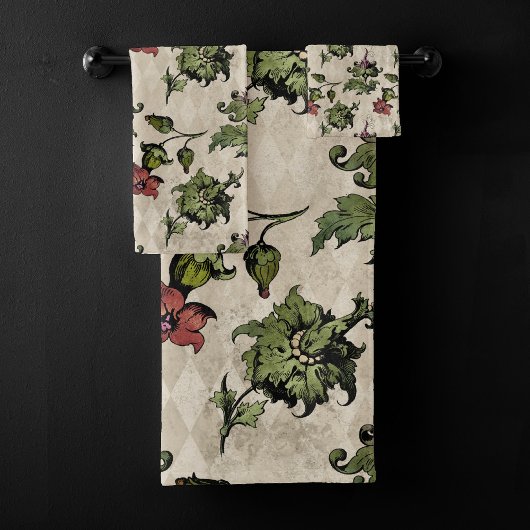 Apotheker heks Plant | Steampunk Botanische Kruide Bad Handdoek