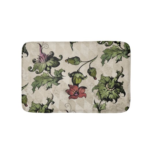 Apotheker heks Plant | Steampunk Botanische Kruide Badmat (Voorkant)