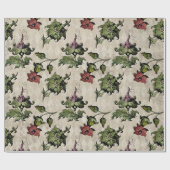 Apotheker heks Plant | Steampunk Botanische Kruide Cadeaupapier (Vlak)