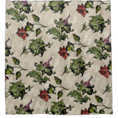 Apotheker heks Plant | Steampunk Botanische Kruide Douchegordijn (Voorkant)