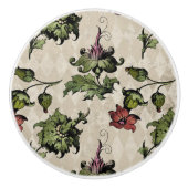 Apotheker heks Plant | Steampunk Botanische Kruide Keramische Knop (Voorkant)