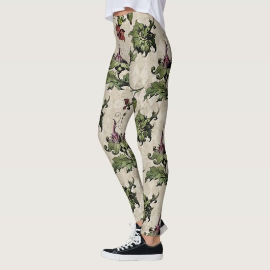Apotheker heks Plant | Steampunk Botanische Kruide Leggings (Links)