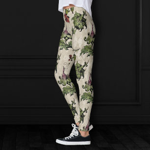 Apotheker heks Plant   Steampunk Botanische Kruide Leggings