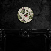 Apotheker heks Plant | Steampunk Botanische Kruide Ronde Klok