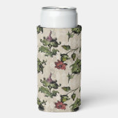 Apotheker heks Plant | Steampunk Botanische Kruide Seltzer Blikjeskoeler (Seltzer Voorkant)