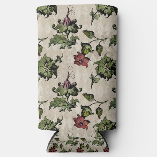 Apotheker heks Plant | Steampunk Botanische Kruide Seltzer Blikjeskoeler (Voorkant)