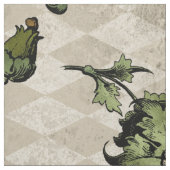 Apotheker heks Plant | Steampunk Botanische Kruide Stof (Swatch)