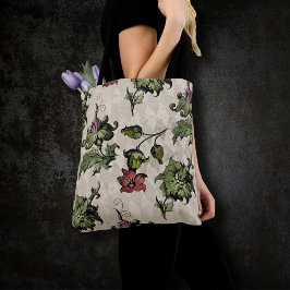 Apotheker heks Plant | Steampunk Botanische Kruide Tote Bag