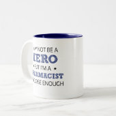 Apotheker Humor nieuwheid Tweekleurige Koffiemok (Voorkant links)