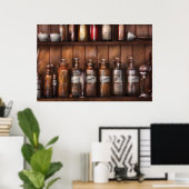 Apotheker - In een apothekerslab Poster (Thuiskantoor)
