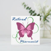 apotheker in ruste (Butterfly) Kaart (Staand voorkant)