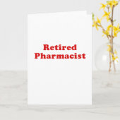 apotheker in ruste kaart (Gele Bloem)