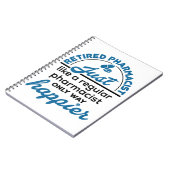 apotheker, in ruste notitieboek (Linkerzijde)