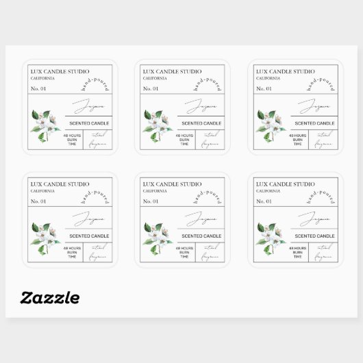 Apotheker Jasmine Geurkaars Label (Vel)