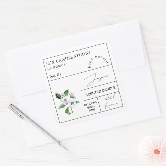 Apotheker Jasmine Geurkaars Label (Envelop)