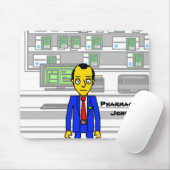 apotheker Jones Mousepad Muismat (Met muis)