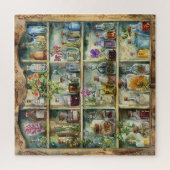 Apotheker Kastel Waterverven Legpuzzel (Verticaal)