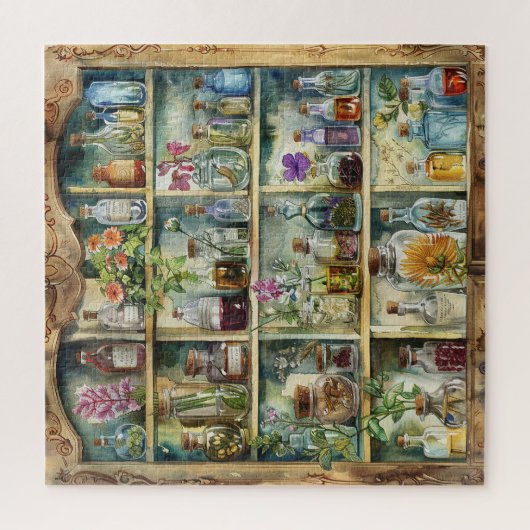  Apotheker Kastel Waterverven Legpuzzel (Verticaal)