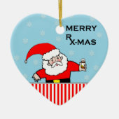 apotheker kerst keramisch ornament (Voorkant)