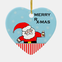 apotheker kerst keramisch ornament