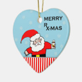 apotheker kerst keramisch ornament (Links)