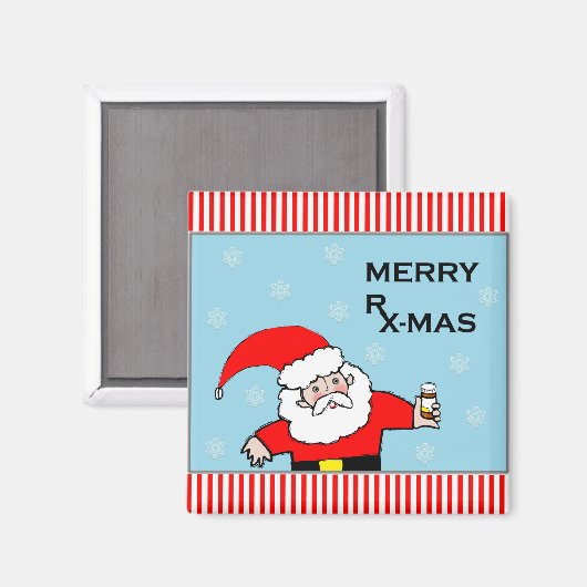 apotheker kerst magneet (Voorkant / Achterkant)