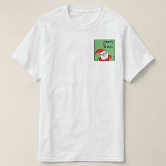 Apotheker Kerstmis T-shirt (Design voorkant)
