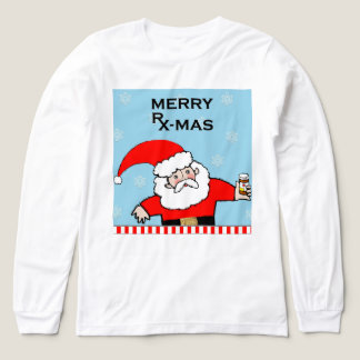 Apotheker Kerstmis Tri-Blend Shirt