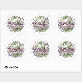 Apotheker Kuraterende Gezondheid Apotheek Botanisc Ronde Sticker (Vel)
