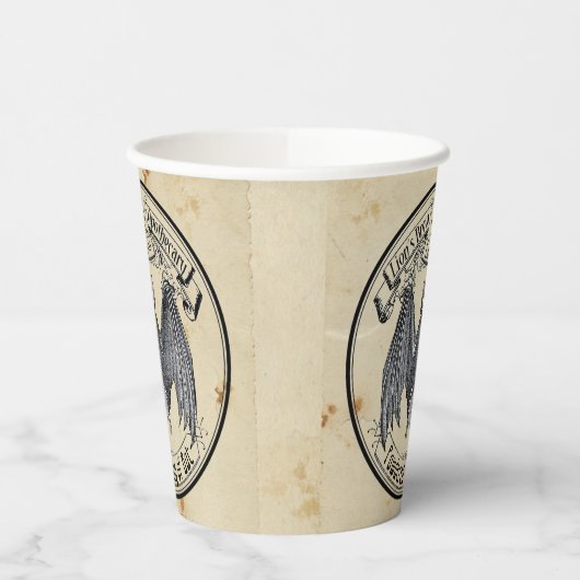  Apotheker Label Vleugel van Bat Paper Cup Papieren Bekers (Links)