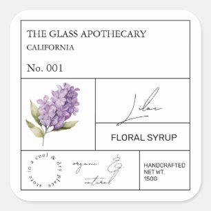 Apotheker Lila label